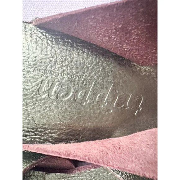 Sbicca Vintage Collection Suede Leather Light Beige Studded Slides 10 - Picture 2 of 13